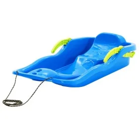 Trineo con frenos polipropileno azul 87x40x18 cm de vidaXL, Trineos - Ref: Foro24-93713, Precio: 34,59 €, Descuento: %