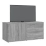 Mueble de TV madera contrachapada gris Sonoma 80x34x36 cm de vidaXL, Muebles TV - Ref: Foro24-815496, Precio: 51,04 €, Descue...