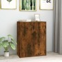 Aparador madera contrachapada color roble ahumado 60x30x75 cm de vidaXL, Aparadores - Ref: Foro24-815378, Precio: 53,25 €, De...