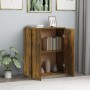 Aparador madera contrachapada color roble ahumado 60x30x75 cm de vidaXL, Aparadores - Ref: Foro24-815378, Precio: 53,25 €, De...