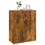 Aparador madera contrachapada color roble ahumado 60x30x75 cm de vidaXL, Aparadores - Ref: Foro24-815378, Precio: 53,25 €, De...