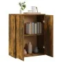 Smoked oak plywood sideboard 60x30x75 cm by vidaXL, Sideboards - Ref: Foro24-815378, Price: 51,84 €, Discount: %