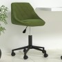Silla de oficina giratoria de terciopelo verde claro en Sillas de oficina | Comprar online en Foru.es