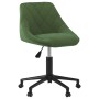 Silla de oficina giratoria de terciopelo verde oscuro en Sillas de oficina | Comprar online en Foru.es
