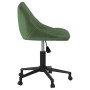 Silla de oficina giratoria de terciopelo verde oscuro en Sillas de oficina | Comprar online en Foru.es