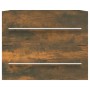 Mueble lavabo madera contrachapada roble ahumado 60x38,5x48 cm de vidaXL, Muebles de baño - Ref: Foro24-815642, Precio: 51,51...