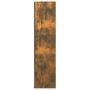 Mueble esquina madera contrachapada roble ahumado 33x33x132 cm de vidaXL, Taquillas y armarios de almacenamiento - Ref: Foro2...