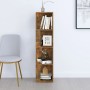 Mueble esquina madera contrachapada roble ahumado 33x33x132 cm de vidaXL, Taquillas y armarios de almacenamiento - Ref: Foro2...