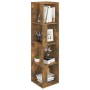 Mueble esquina madera contrachapada roble ahumado 33x33x132 cm de vidaXL, Taquillas y armarios de almacenamiento - Ref: Foro2...