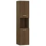 Armario de baño madera de ingeniería marrón roble 30x30x130 cm de vidaXL, Muebles de baño - Ref: Foro24-815641, Precio: 64,28...