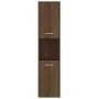 Armario de baño madera de ingeniería marrón roble 30x30x130 cm de vidaXL, Muebles de baño - Ref: Foro24-815641, Precio: 64,28...