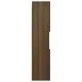 Armario de baño madera de ingeniería marrón roble 30x30x130 cm de vidaXL, Muebles de baño - Ref: Foro24-815641, Precio: 64,28...