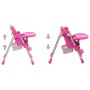 Trona de bebé rosa y gris de vidaXL, Sillas y tronas para niños - Ref: Foro24-10186, Precio: 103,37 €, Descuento: %