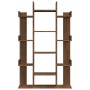 Estantería de madera contrachapada marrón roble 86x25,5x140 cm de vidaXL, Librerías y estanterías - Ref: Foro24-816004, Preci...