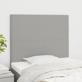 Kopfteile 2 Einheiten aus hellgrauem Stoff 80x5x78/88 cm von vidaXL, Kopf- und Fußteile - Ref: Foro24-3116026, Preis: 52,15 €...