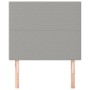 Cabeceros 2 unidades de tela gris claro 80x5x78/88 cm de vidaXL, Cabeceros y pies de cama - Ref: Foro24-3116026, Precio: 53,0...