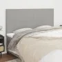 Cabeceros 4 unidades de tela gris claro 90x5x78/88 cm de vidaXL, Cabeceros y pies de cama - Ref: Foro24-3116066, Precio: 105,...