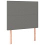 Cabeceros 2 unidades de tela gris oscuro 90x5x78/88 cm de vidaXL, Cabeceros y pies de cama - Ref: Foro24-3116035, Precio: 65,...