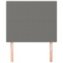 Cabeceros 2 unidades de tela gris oscuro 80x5x78/88 cm de vidaXL, Cabeceros y pies de cama - Ref: Foro24-3116027, Precio: 64,...