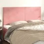 Cabeceros 4 unidades de terciopelo rosa 80x5x78/88 cm de vidaXL, Cabeceros y pies de cama - Ref: Foro24-3116111, Precio: 106,...