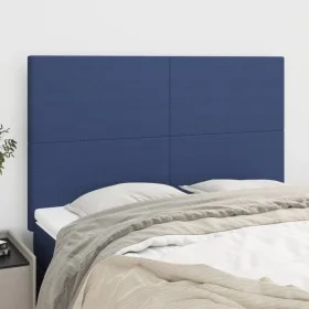 Kopfteile 4 Einheiten aus blauem Stoff 72x5x78/88 cm von vidaXL, Kopf- und Fußteile - Ref: Foro24-3116056, Preis: 105,20 €, R...