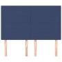 Cabeceros 4 unidades tela azul 72x5x78/88 cm de vidaXL, Cabeceros y pies de cama - Ref: Foro24-3116056, Precio: 108,23 €, Des...