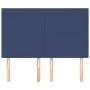 Cabeceros 4 unidades tela azul 72x5x78/88 cm de vidaXL, Cabeceros y pies de cama - Ref: Foro24-3116056, Precio: 105,20 €, Des...