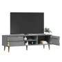 Mueble de TV MOLDE madera maciza de pino gris 158x40x49 cm de vidaXL, Muebles TV - Ref: Foro24-350536, Precio: 171,40 €, Desc...