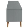 Mueble de TV MOLDE madera maciza de pino gris 158x40x49 cm de vidaXL, Muebles TV - Ref: Foro24-350536, Precio: 174,88 €, Desc...