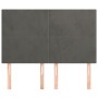 Cabeceros 4 unidades terciopelo gris oscuro 72x5x78/88 cm de vidaXL, Cabeceros y pies de cama - Ref: Foro24-3116101, Precio: ...