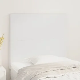 Cabeceros 2 unidades de cuero sintético blanco 90x5x78/88 cm de vidaXL, Cabeceros y pies de cama - Ref: Foro24-3116131, Preci...