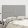 Headboards 4 units light gray fabric 72x5x78/88 cm by vidaXL, Headboards and footboards - Ref: Foro24-3116190, Price: 84,60 €...