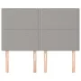 Cabeceros 4 unidades tela gris claro 72x5x78/88 cm de vidaXL, Cabeceros y pies de cama - Ref: Foro24-3116190, Precio: 84,60 €...