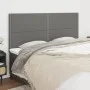 Cabeceros 4 unidades de tela gris oscuro 100x5x78/88 cm de vidaXL, Cabeceros y pies de cama - Ref: Foro24-3116215, Precio: 91...