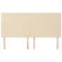 Cabeceros 4 unidades de tela color crema 80x5x78/88 cm de vidaXL, Cabeceros y pies de cama - Ref: Foro24-3116063, Precio: 122...