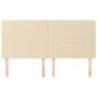 Headboards 4 units of cream-colored fabric 80x5x78/88 cm by vidaXL, Headboards and footboards - Ref: Foro24-3116063, Price: 1...
