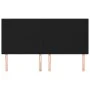 Cabeceros 4 unidades de tela negro 100x5x78/88 cm de vidaXL, Cabeceros y pies de cama - Ref: Foro24-3116076, Precio: 102,41 €...