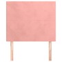 Cabeceros 2 unidades de terciopelo rosa 90x5x78/88 cm de vidaXL, Cabeceros y pies de cama - Ref: Foro24-3116093, Precio: 64,1...