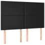 Cabeceros 4 unidades cuero sintético negro 72x5x78/88 cm de vidaXL, Cabeceros y pies de cama - Ref: Foro24-3116142, Precio: 1...