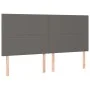 Kopfteile 4 Einheiten aus grauem Kunstleder 80x5x78/88 cm von vidaXL, Kopf- und Fußteile - Ref: Foro24-3116152, Preis: 117,61...