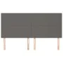 Cabeceros 4 unidades de cuero sintético gris 80x5x78/88 cm de vidaXL, Cabeceros y pies de cama - Ref: Foro24-3116152, Precio:...