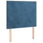 Cabeceros 2 unidades de terciopelo azul oscuro 100x5x78/88 cm de vidaXL, Cabeceros y pies de cama - Ref: Foro24-3116098, Prec...
