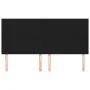 Cabeceros 4 unidades de tela negro 90x5x78/88 cm de vidaXL, Cabeceros y pies de cama - Ref: Foro24-3116068, Precio: 118,53 €,...