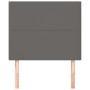Cabeceros 2 unidades de cuero sintético gris 80x5x78/88 cm de vidaXL, Cabeceros y pies de cama - Ref: Foro24-3116128, Precio:...