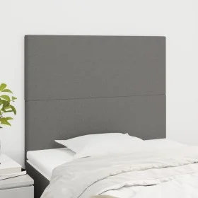 Kopfteile 2 Einheiten aus dunkelgrauem Stoff 100x5x78/88 cm von vidaXL, Kopf- und Fußteile - Ref: Foro24-3116043, Preis: 68,0...
