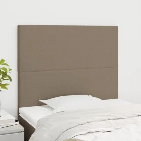 Headboards 2 units taupe gray fabric 80x5x78/88 cm by vidaXL, Headboards and footboards - Ref: Foro24-3116030, Price: 69,76 €...