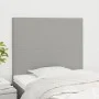 Headboards 2 units of light gray fabric 100x5x78/88 cm by vidaXL, Headboards and footboards - Ref: Foro24-3116042, Price: 59,...