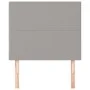 Headboards 2 units of light gray fabric 100x5x78/88 cm by vidaXL, Headboards and footboards - Ref: Foro24-3116042, Price: 59,...