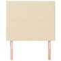Cabeceros 2 unidades de tela color crema 100x5x78/88 cm de vidaXL, Cabeceros y pies de cama - Ref: Foro24-3116047, Precio: 76...