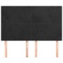 Cabeceros 4 unidades terciopelo negro 72x5x78/88 cm de vidaXL, Cabeceros y pies de cama - Ref: Foro24-3116102, Precio: 108,55...